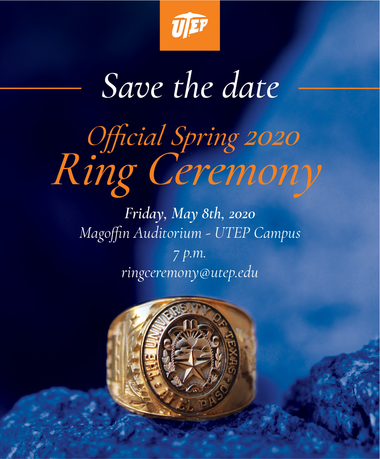 Official Class Ring Program The University of Texas at El Paso