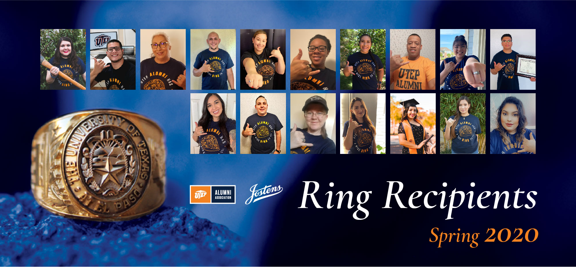 Ring Ceremony (Recipients) Spring 2020 The University of Texas at El Paso